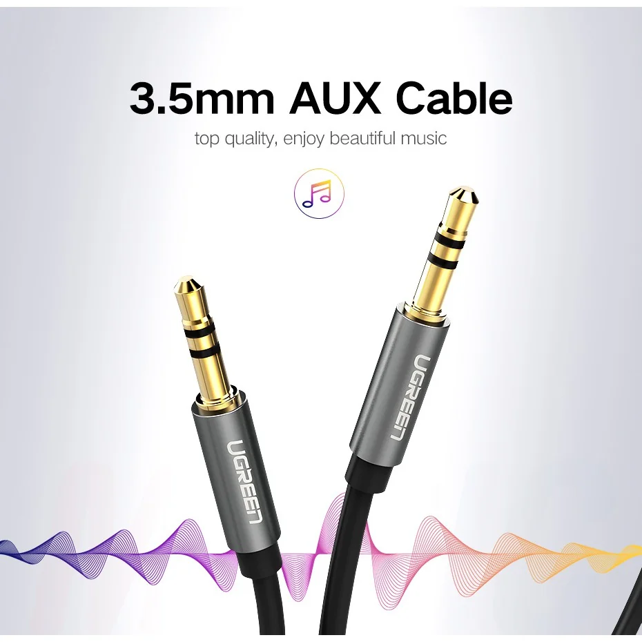 UGREEN AV119 AUX 3.5mm Jack to Jack Audio Cable 3M(10736)