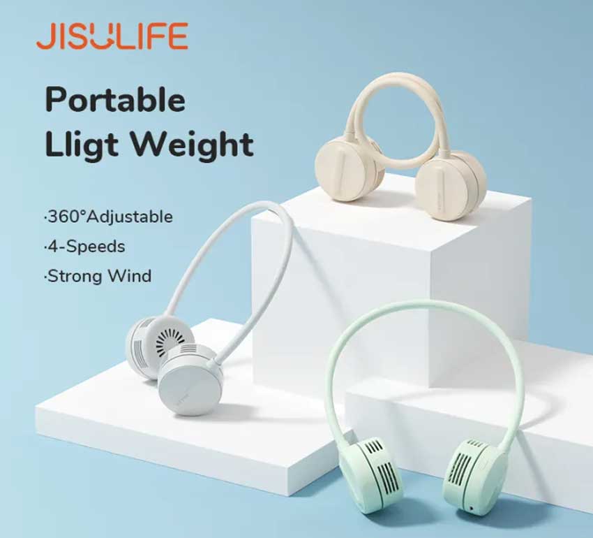 Jisulife FA25 Adjustable Neck Fan