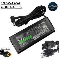 OEM เหมาะสำหรับ sony Adapter 19.5V/4.65A (6.0x 4.4mm) (Black)