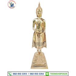 พระประจำวันพุธ ทองเหลือง พิมพ์ 5 นิ้ว