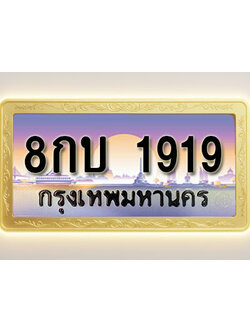 โอเคดีทะเบียนรถ 1919 ทะเบียนสวย 8กบ 1919 พร้อมส่งมอบ