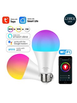 Tuya(ทูย่า) Tuya 9W WIFIสมาร์ทหลอดไฟLED (ตัวกลม圆)