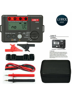 UNI-T ของแท้ UNI-T UT502A เมกะโอมห์มิเตอร์ ดิจิตอล 2500V เครื่องวัดความเป็นฉนวน วัดความต้านทานฉนวน insulation Resistance Teste