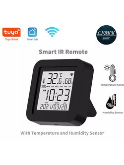 Tuya(ทูย่า) Tuya XSQ-9 S09 มีหน้าจอ IR Universal Remote Control อุปกรณ์ควบคุมรีโมท IR เช่น แอร์ ทีวี รองรับ Alexa, Google