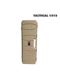 Hardcase กล่องยาว 100cm 39“ กล่องกันกระเเทกอย่างดีพร้อมฟองน้ำรังไข่ - Desert Tan