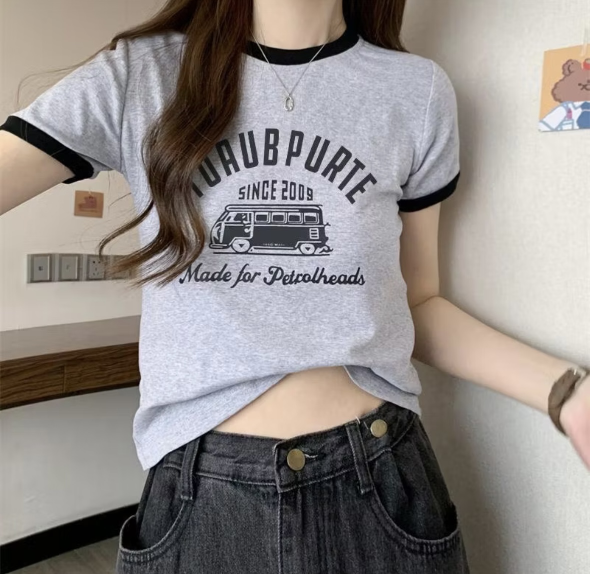 เสื้อยืดแต่งสกรีน