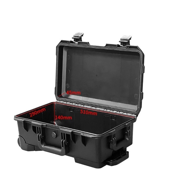 Hardcase 5129 Cabin size case with wheels - กล่องกันน้ำกันกระเเทก - Grey with Partition