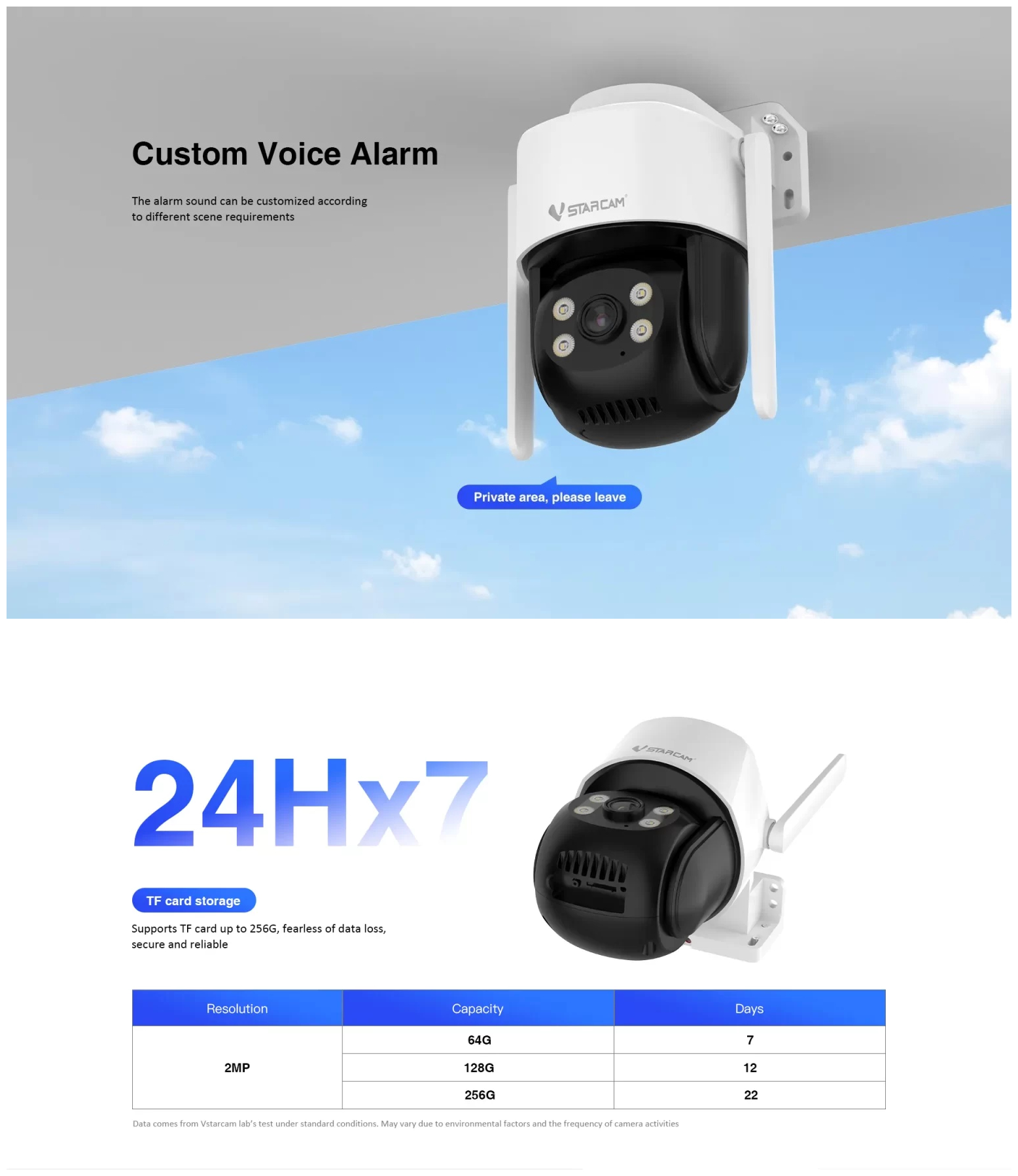 Vstarcam CG622 SIM 4G กล้องวงจรปิดใส่ซิม กล้องวงจรปิดไร้สาย Outdoor 3MP ภาพสี มีAI+ สัญญาณเตือน กล้องIP
