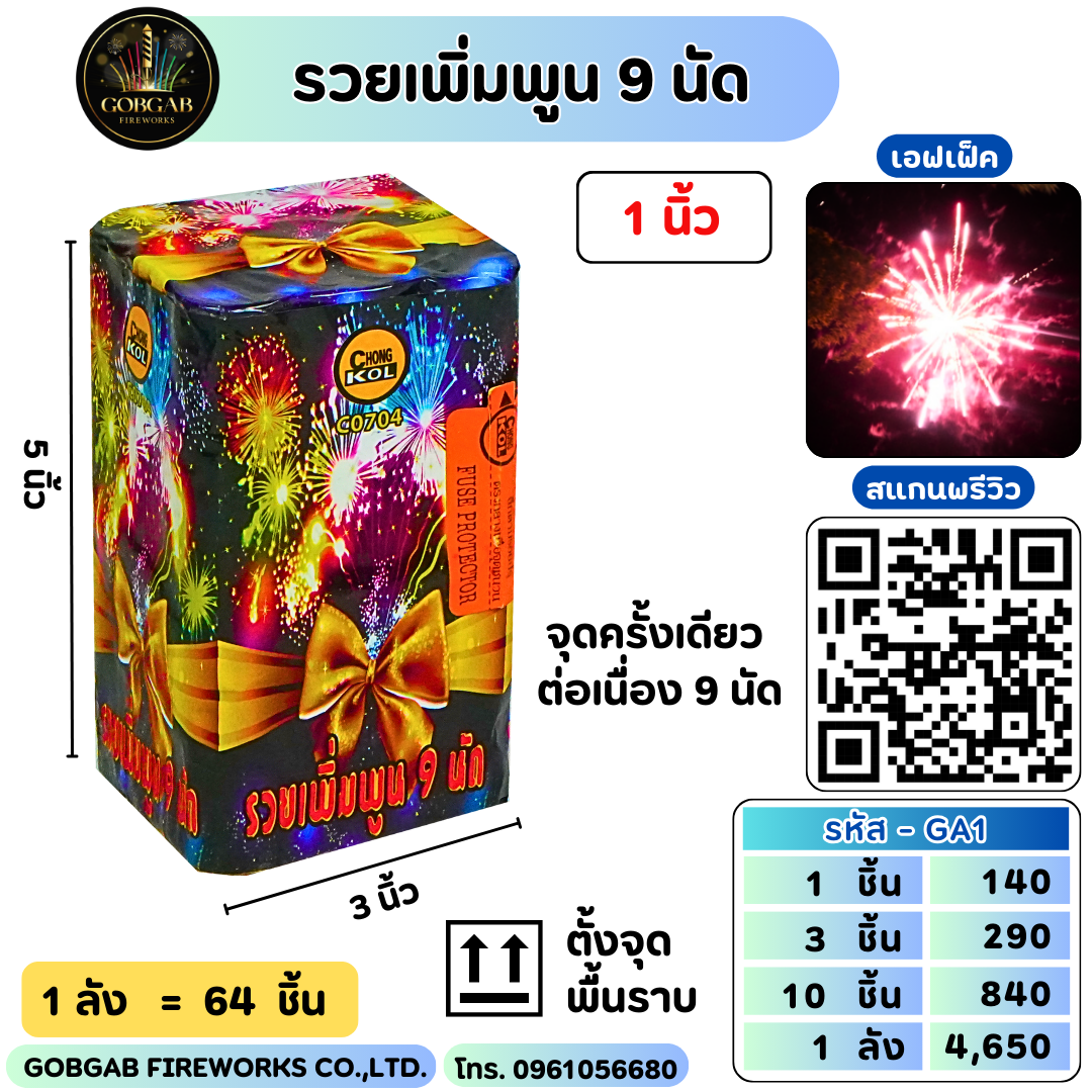 รวมเพิ่มพูน 9 นัด