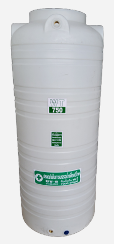 ถัง PE ยี่ห้อ Safe สีพื้นเรียบ รุ่น WT-750L