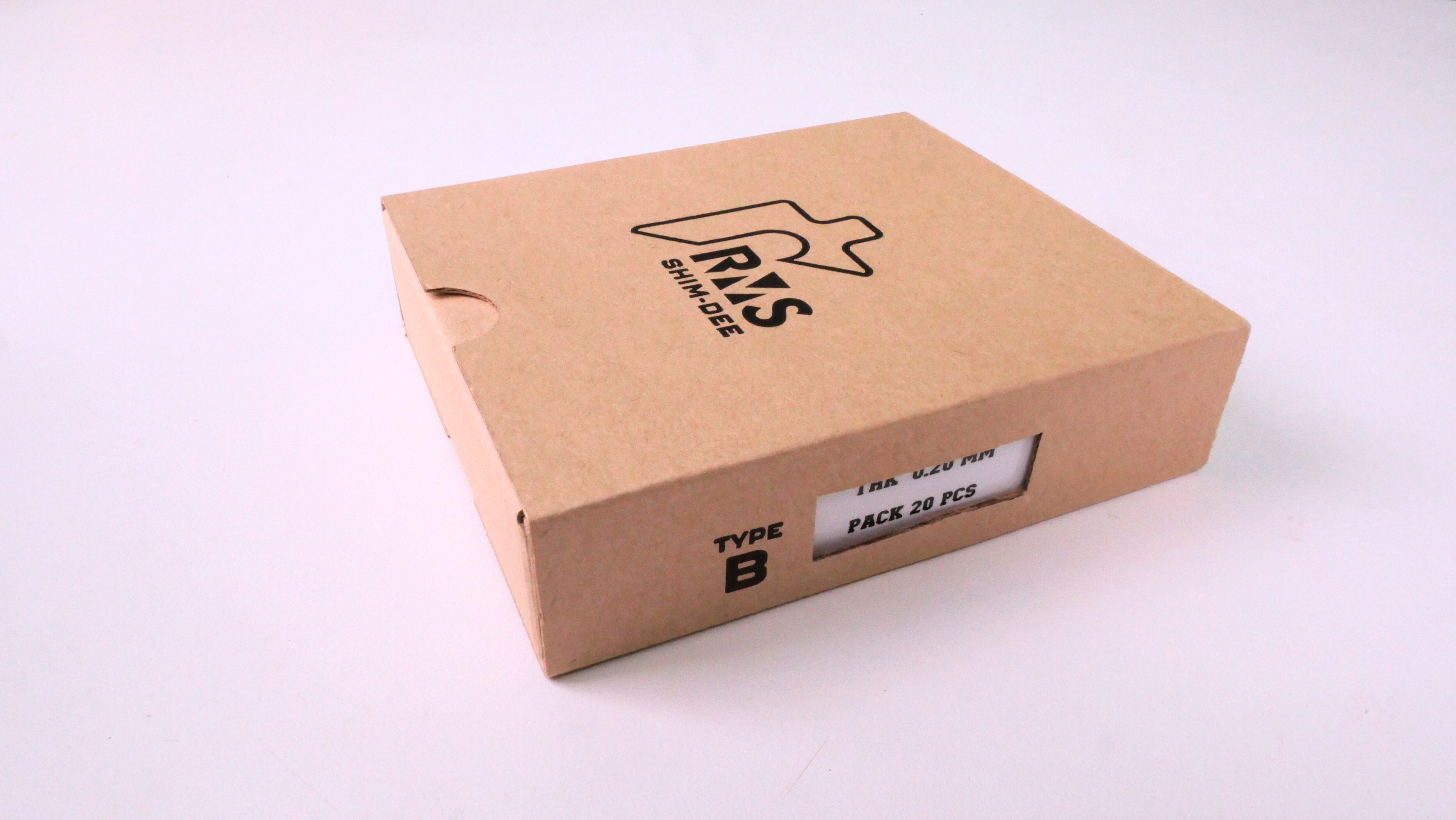 แผ่นชิมตั้งระดับสำเร็จรูป RMS SHIM-DEE สำหรับงานอุตสาหกรรม ขนาด 75x75มม. หนา 0.20มม. (Industrial Precut Shim)