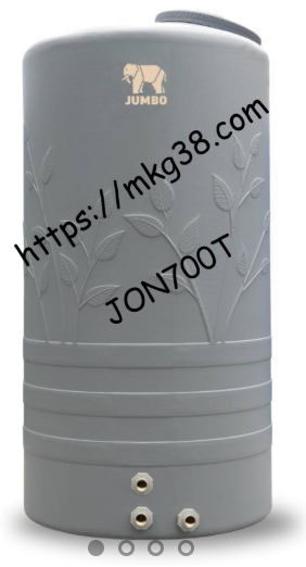 ถังเก็บน้ำบนดิน PE ONYX GRAY รุ่น JON700T