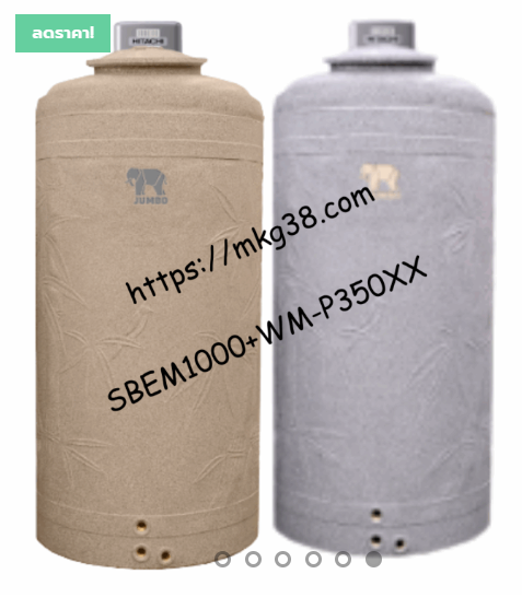 (DUO PACK) ถังคู่ปั๊ม รุ่น SBEM10S+WM-P350XX