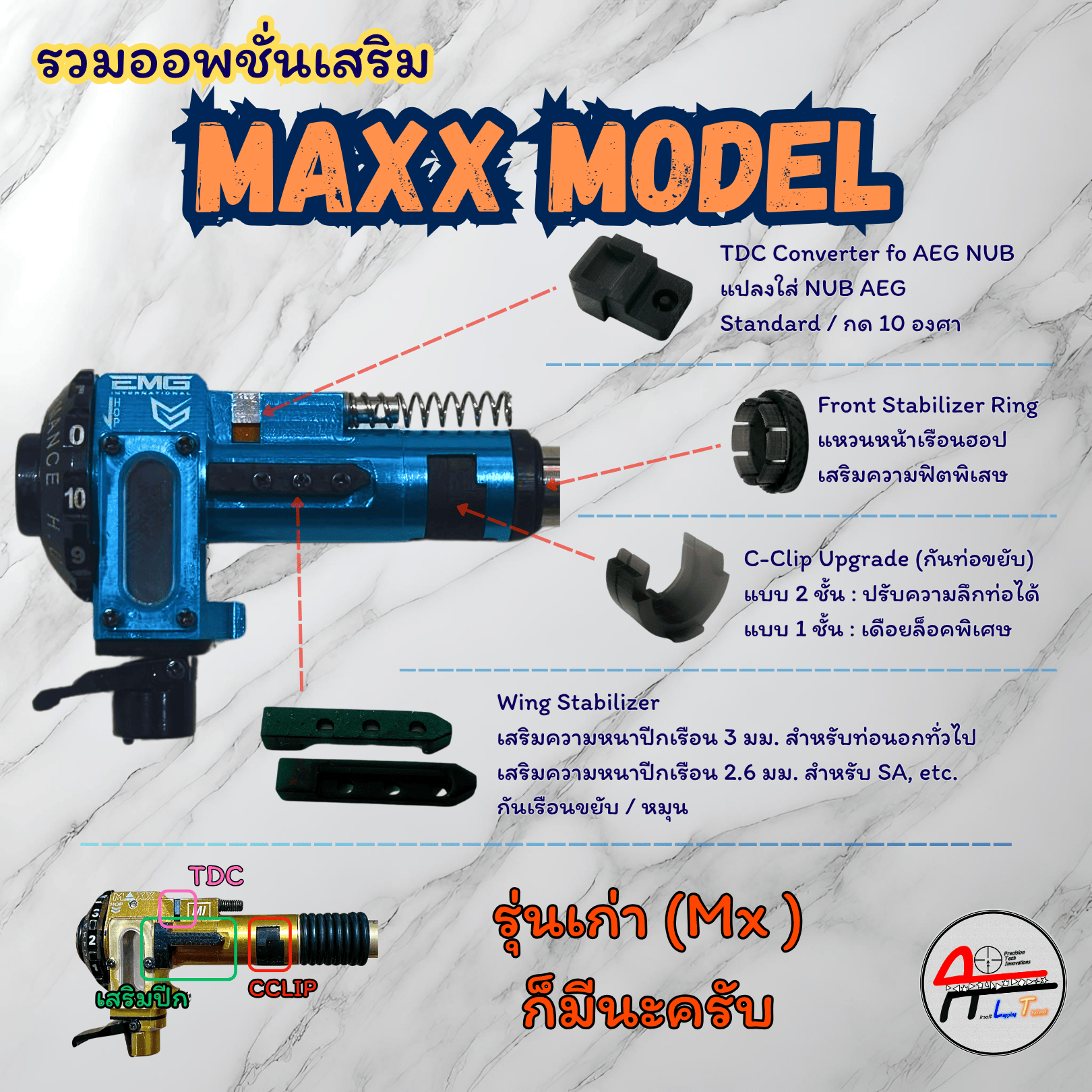 รวมของแต่ง MAXX M4x Hop-Up Chamber