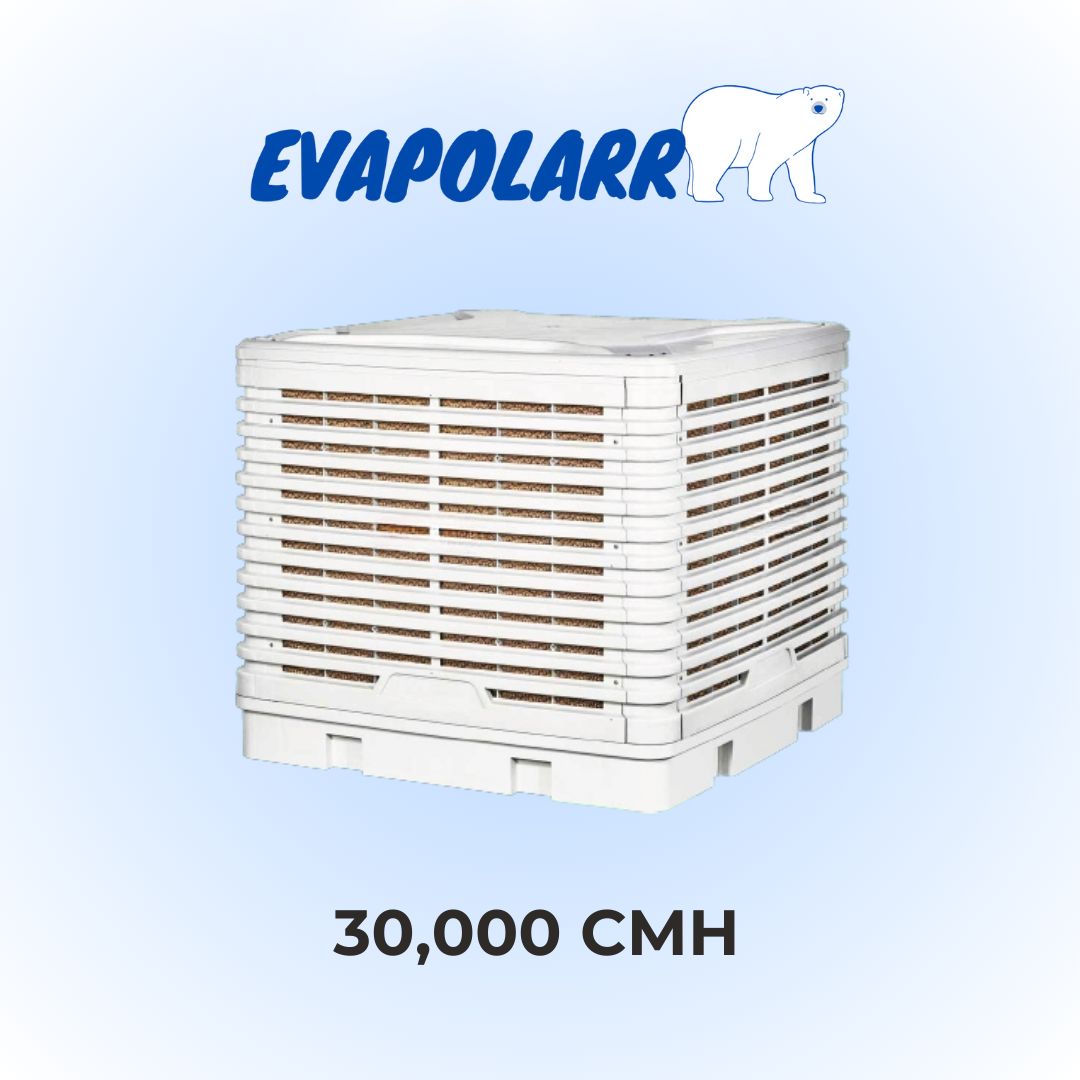 Evaporative Air Cooler พัดลมไอเย็น 30,000 CMH / 17,500 CFM