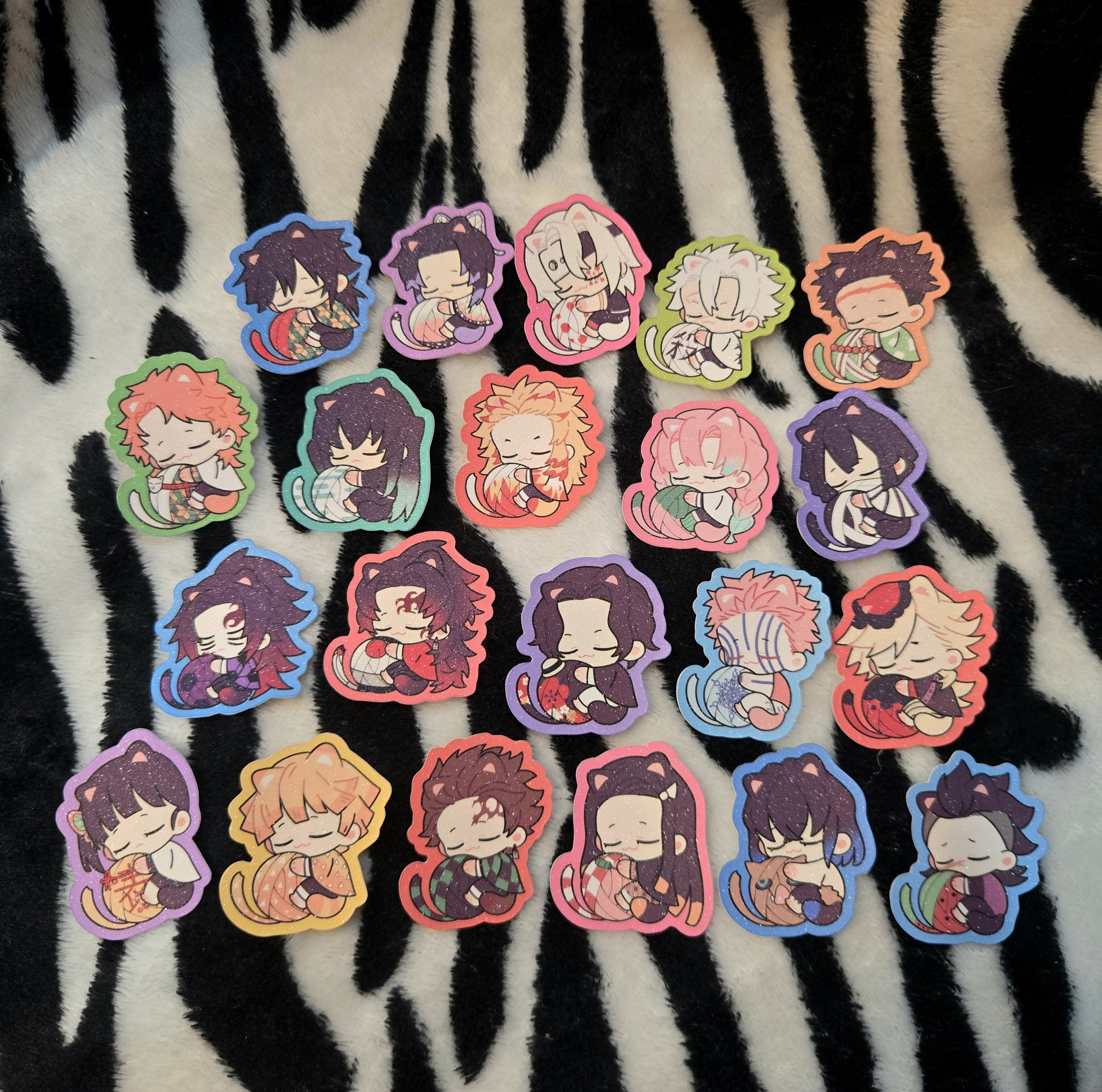 Sticker แมวพิฆาตอสูร (Kimetsu no Yaiba)