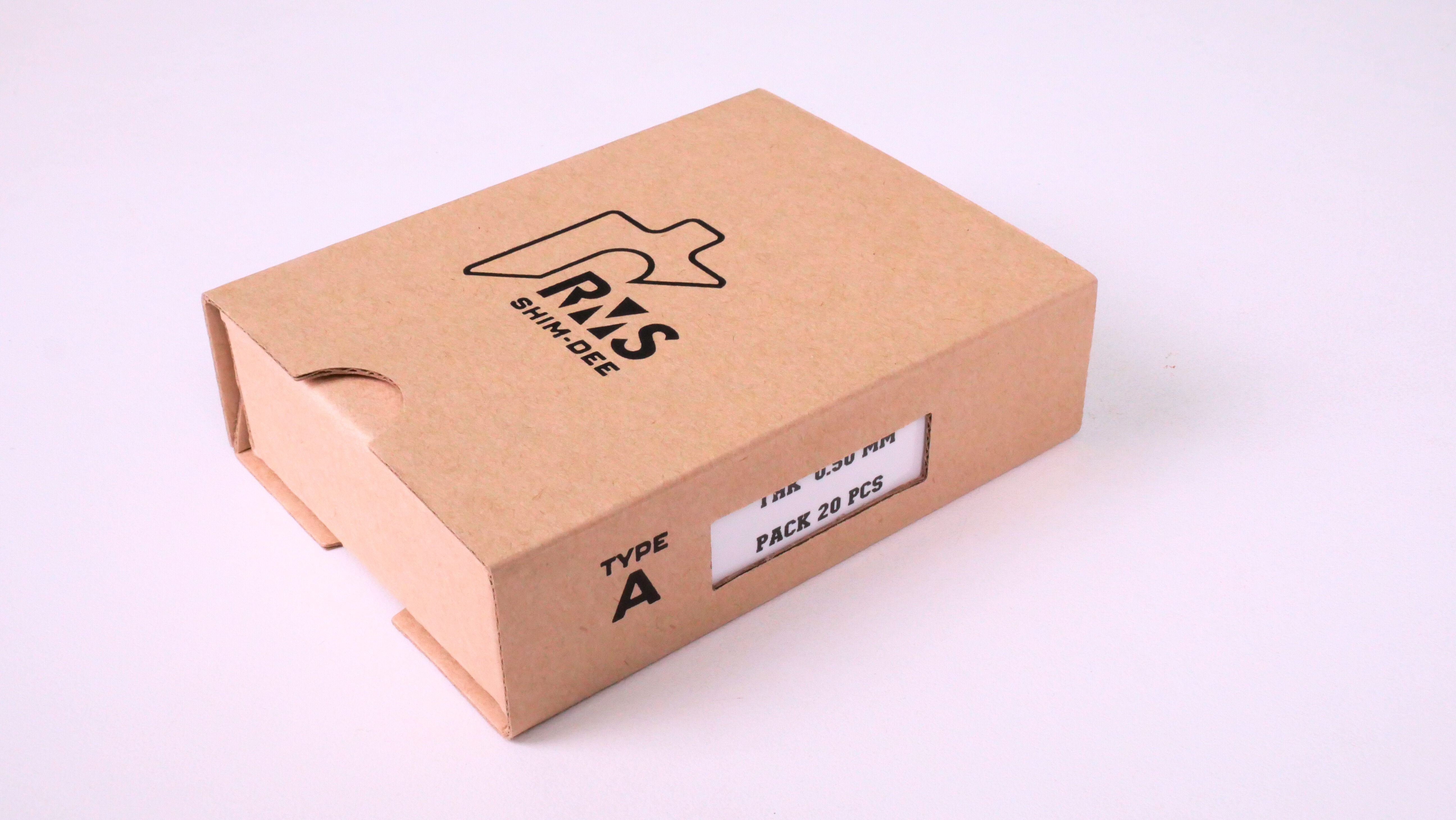 แผ่นชิมตั้งระดับสำเร็จรูป RMS SHIM-DEE สำหรับงานอุตสาหกรรม ขนาด 50x50มม. หนา 0.50มม. (Industrial Precut Shim)