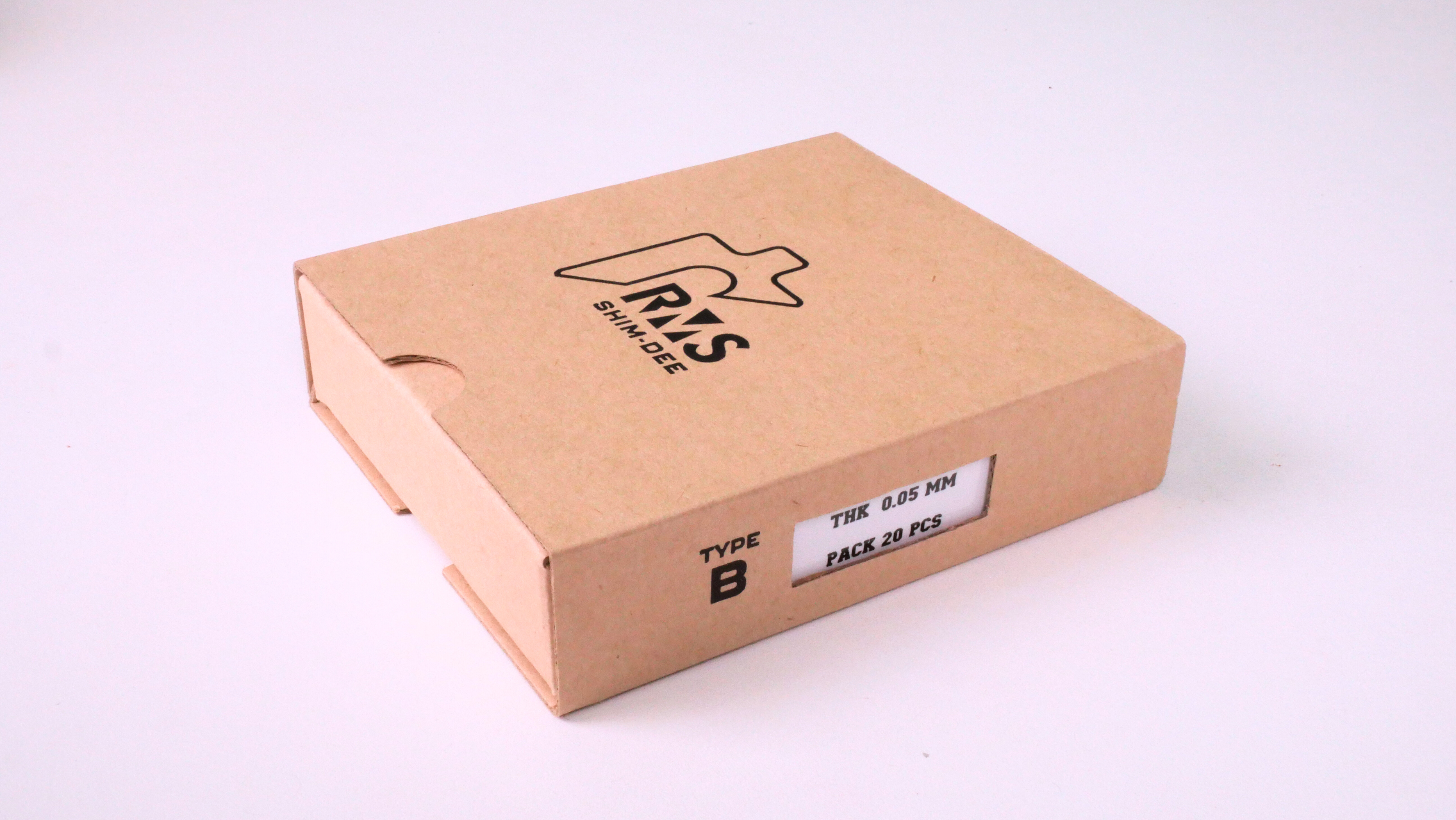 แผ่นชิมตั้งระดับสำเร็จรูป RMS SHIM-DEE สำหรับงานอุตสาหกรรม ขนาด 75x75มม. หนา 0.05มม. (Industrial Precut Shim)