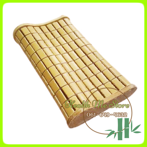 หมอนไม้ไผ่ 夏季麻将空心竹枕头汗蒸房 Ergonomic Bamboo Pillow รองรับต้นคอ หัว ลดอาการปวดคอ ไมเกรน ปวดไหล่ เหงื่อออกศรีษะ หมอนยางพารา