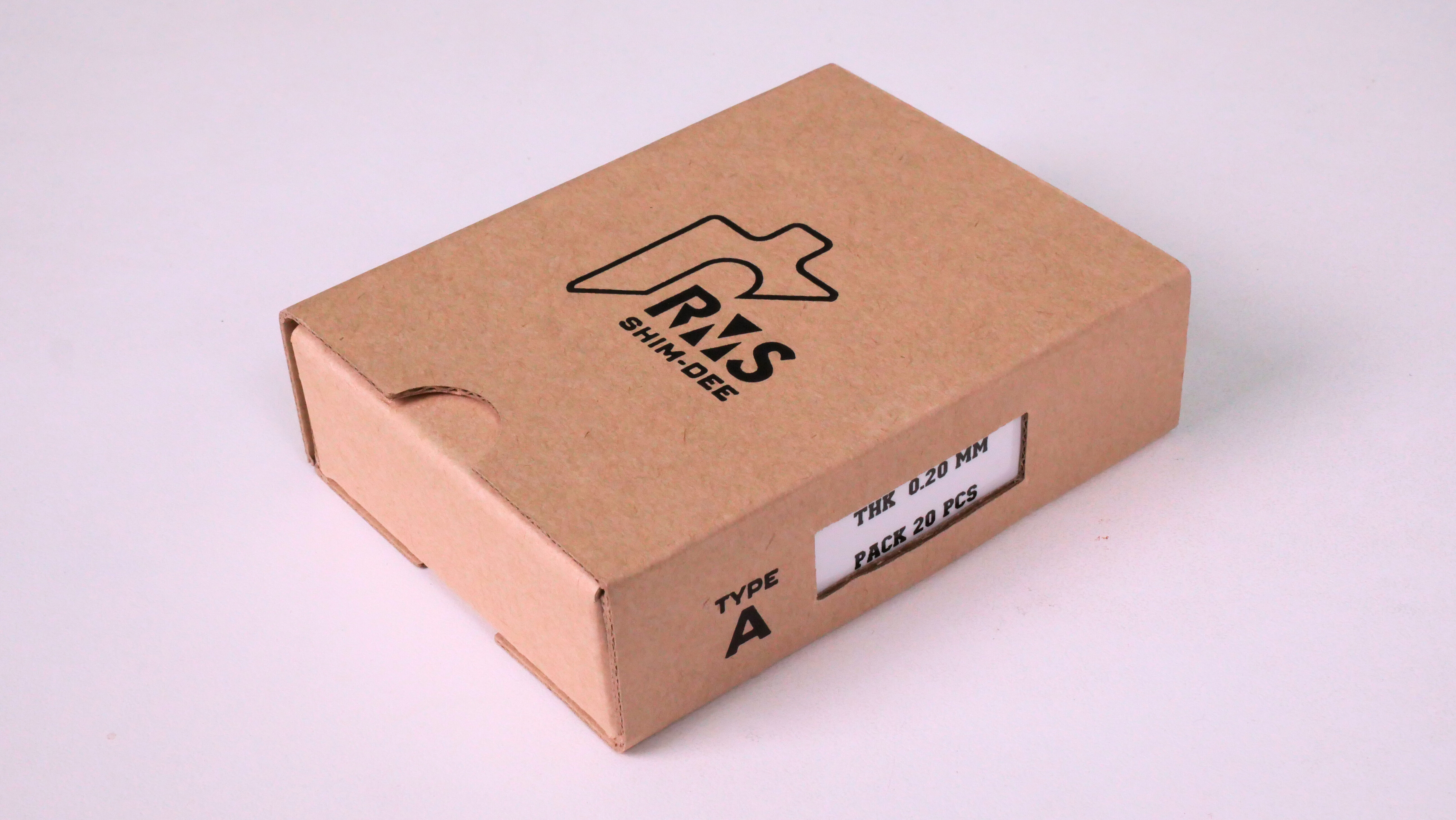 แผ่นชิมตั้งระดับสำเร็จรูป RMS SHIM-DEE สำหรับงานอุตสาหกรรม ขนาด 50x50มม. หนา 0.20มม. (Industrial Precut Shim)