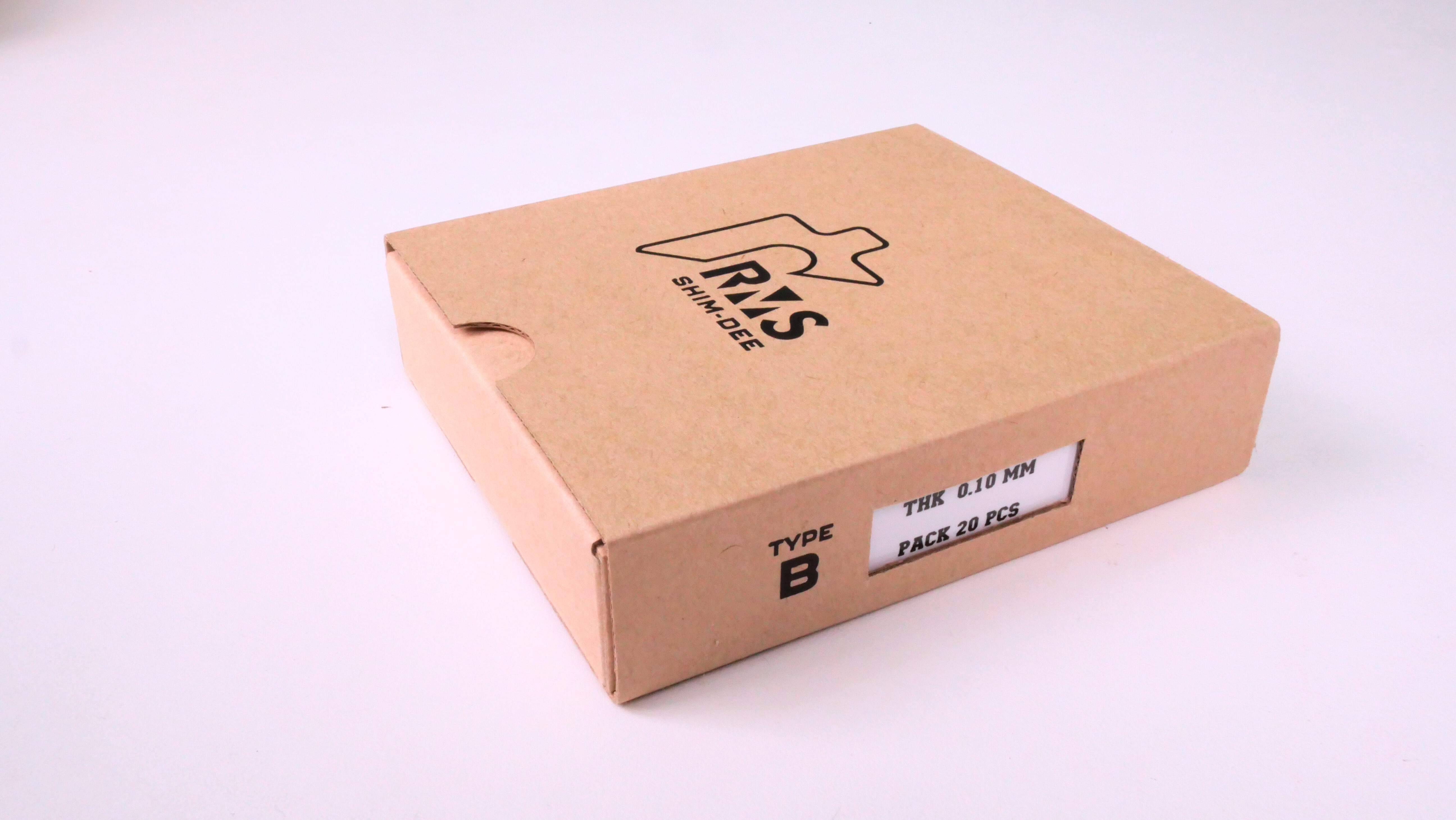 แผ่นชิมตั้งระดับสำเร็จรูป RMS SHIM-DEE สำหรับงานอุตสาหกรรม ขนาด 75x75มม. หนา 0.10มม. (Industrial Precut Shim)