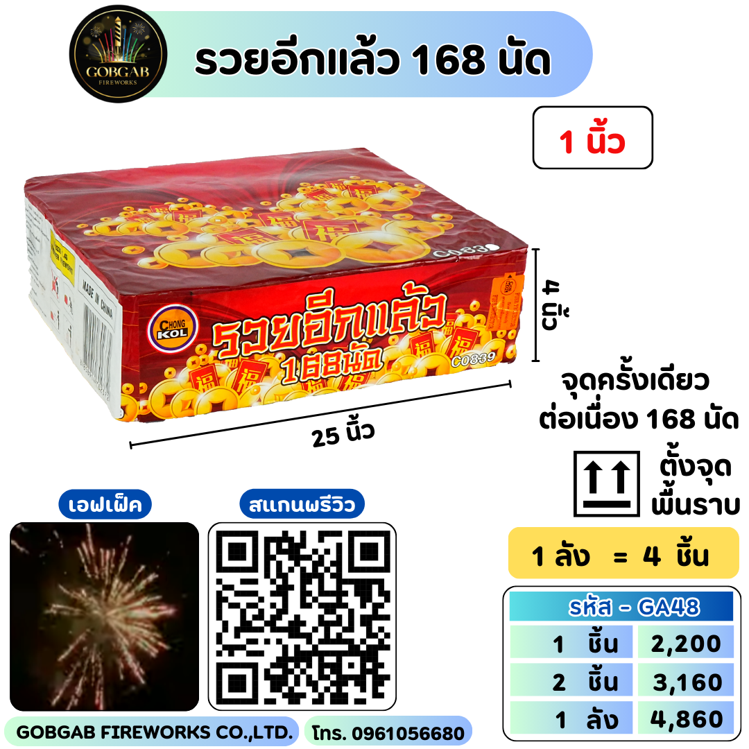รวยอีกเเล้ว 168 นัด