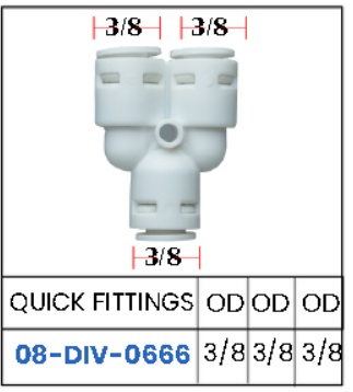 ฟิตติ้งเครื่องกรองน้ำ Water filter fittings