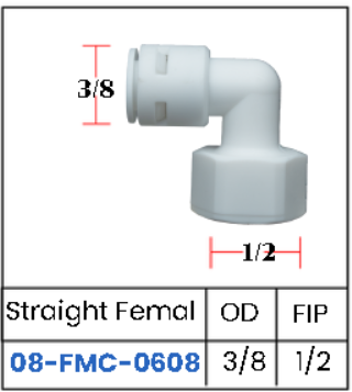 ฟิตติ้งเครื่องกรองน้ำ Water filter fittings