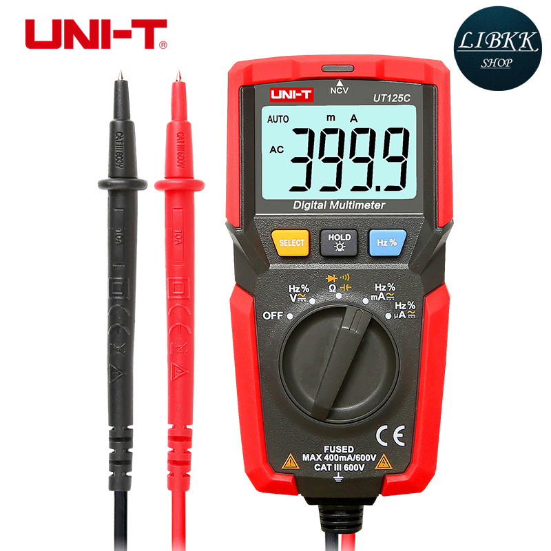 UNI-T แท้ ส่งจากไทย UNI-T UT125C มัลติมิเตอร์แบบดิจิตอล โดยอมรสื่อสาร