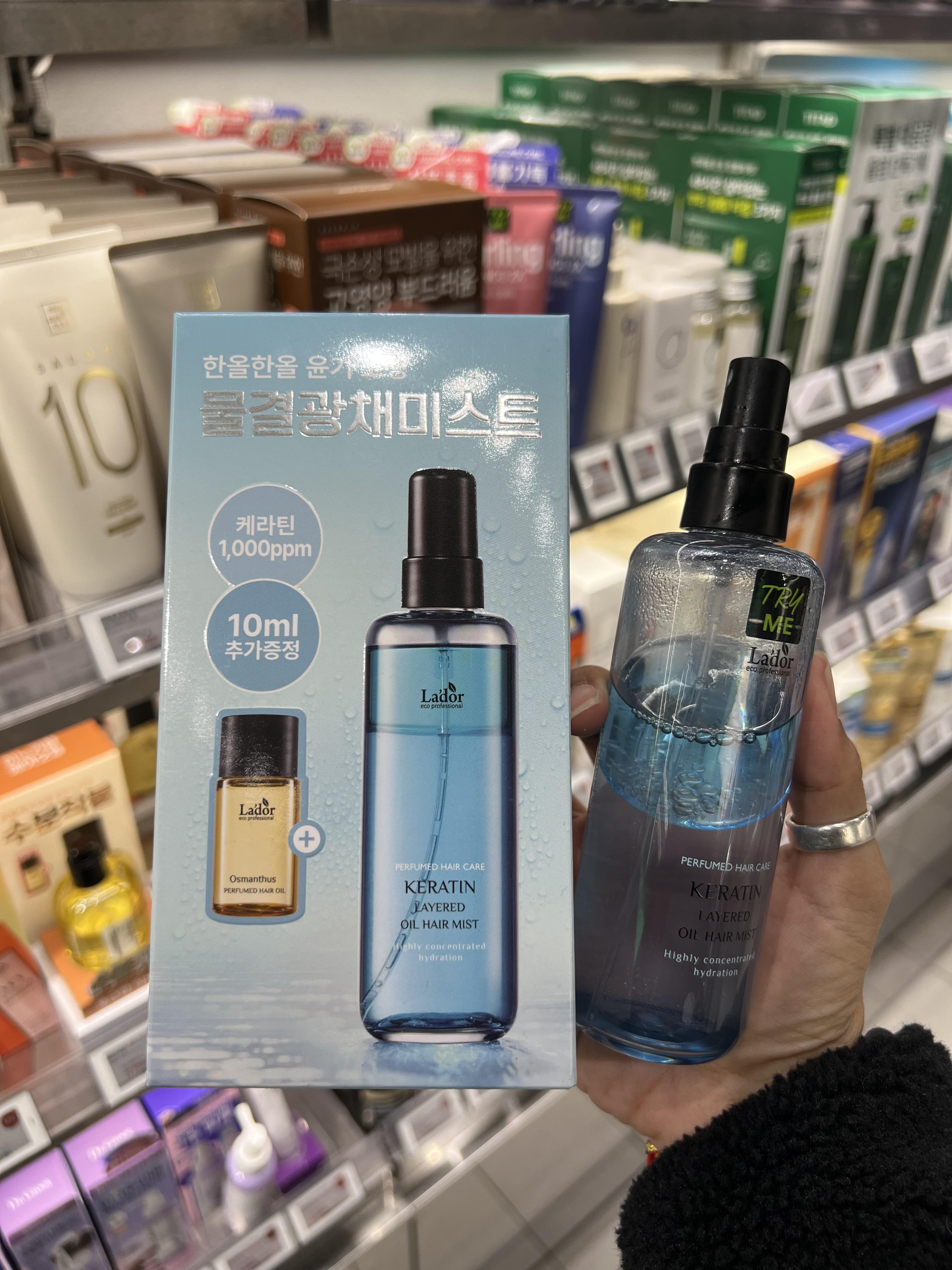🇰🇷 Lador Keratin Layered Oil Hair Mist สเปรย์บำรุงผมผสมเคราติน ช่วยเคลือบผมให้เงางาม