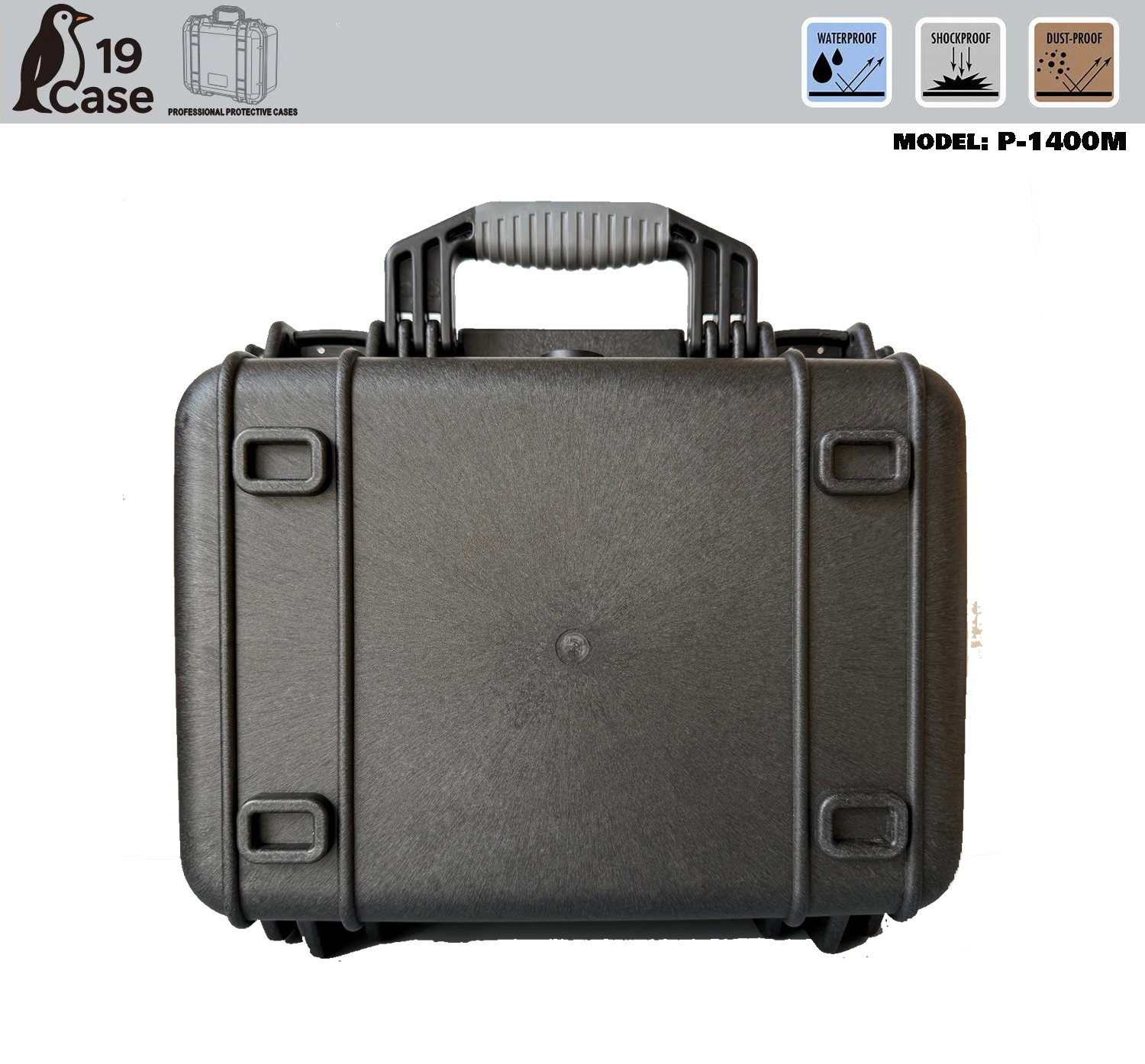 Hardcase P-1400M with Pick & Pluck Foam - Black