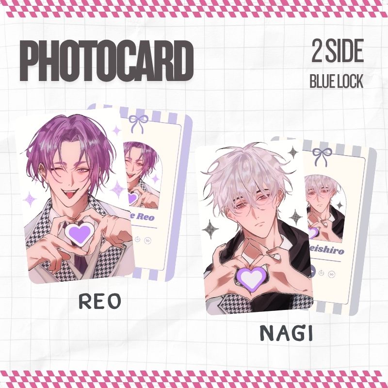 Photocard นางิ & เรโอะ (Blue Lock) [แพ็คคู่]