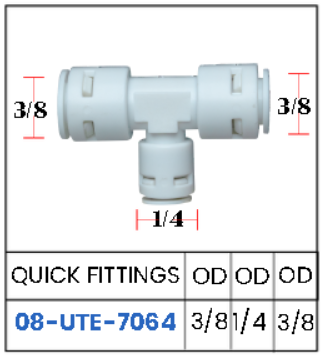 ฟิตติ้งเครื่องกรองน้ำ Water filter fittings