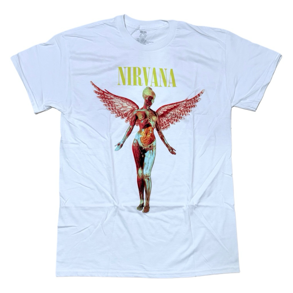 Nirvana Band Tees | Official Smiley Face & Grunge Shirts USA