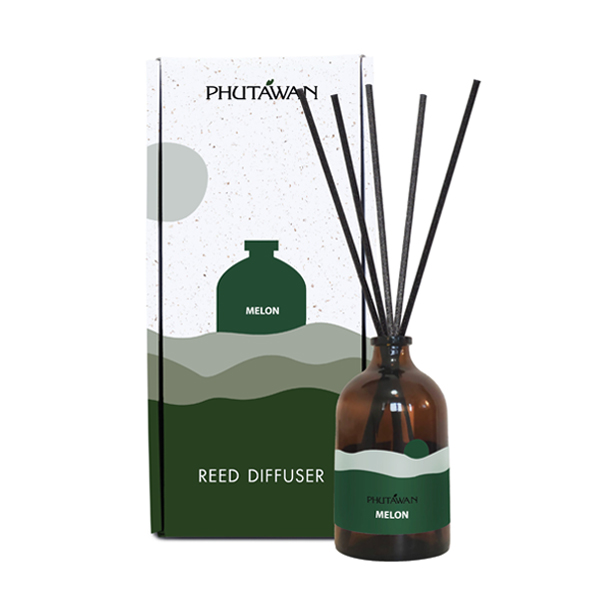 ก้านไม้หอมปรับอากาศ กลิ่นเมล่อน Melon Reed Diffuser 50 ml.