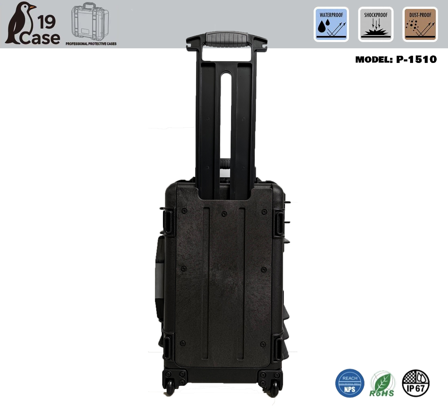 Hardcase P-1510 with Pick & Pluck Foam - Black