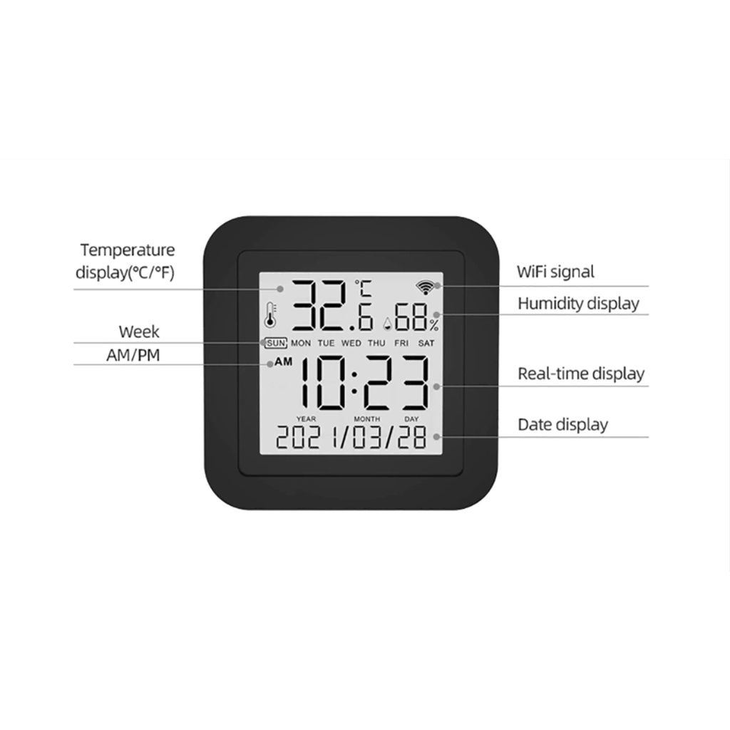 Tuya(ทูย่า) Tuya XSQ-9 S09 มีหน้าจอ IR Universal Remote Control อุปกรณ์ควบคุมรีโมท IR เช่น แอร์ ทีวี รองรับ Alexa, Google