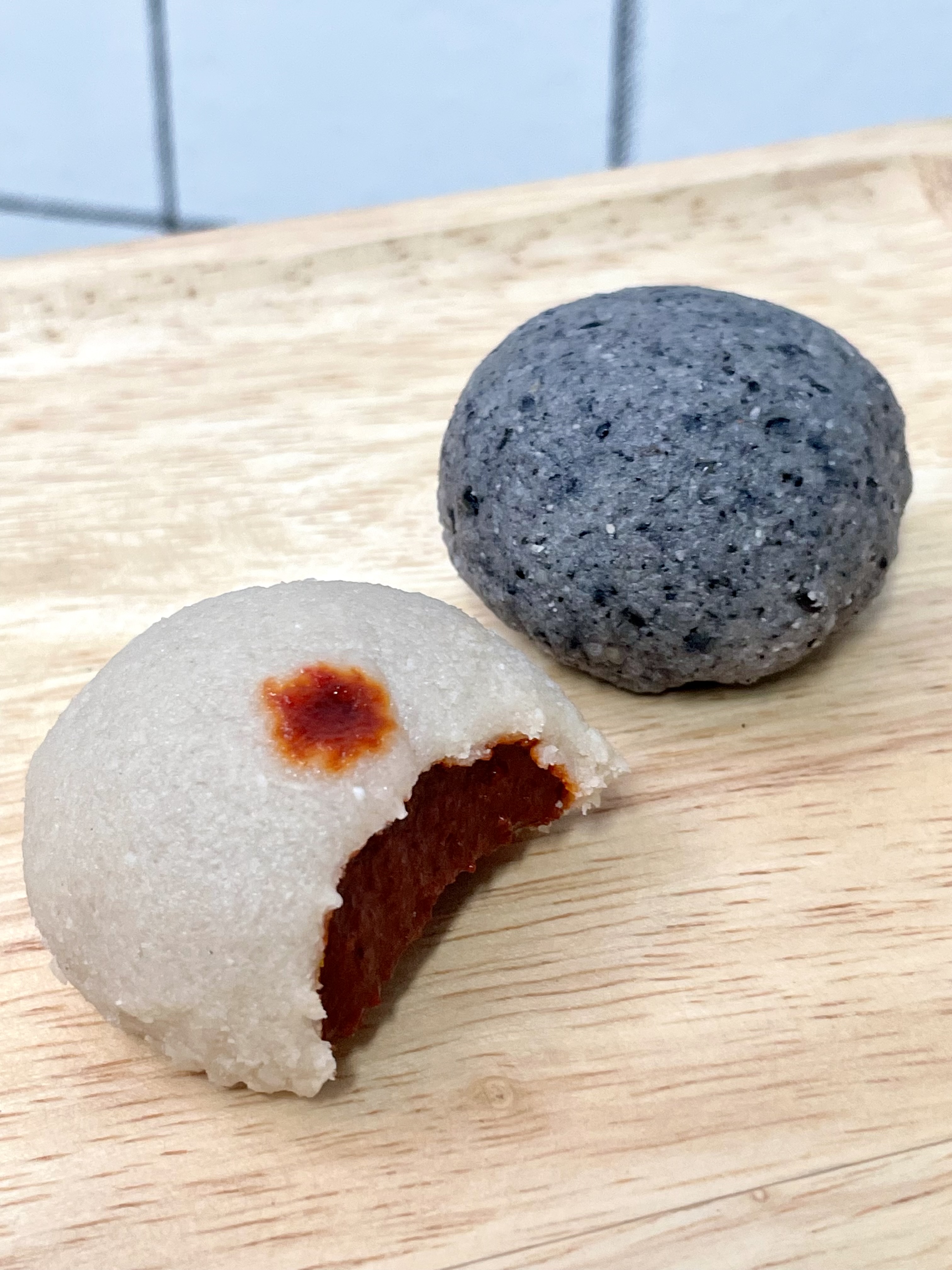 [Daifuku KETO] เจ้าแรก!! ไดฟูกุคีโตสูตรหนึบ ไร้แป้ง ไร้น้ำตาล ไส้ชาไทยพรีเมี่ยม + ไส้งาดำ วีแกนทานได้ *🚑ขนส่งเย็นเท่านั้น*