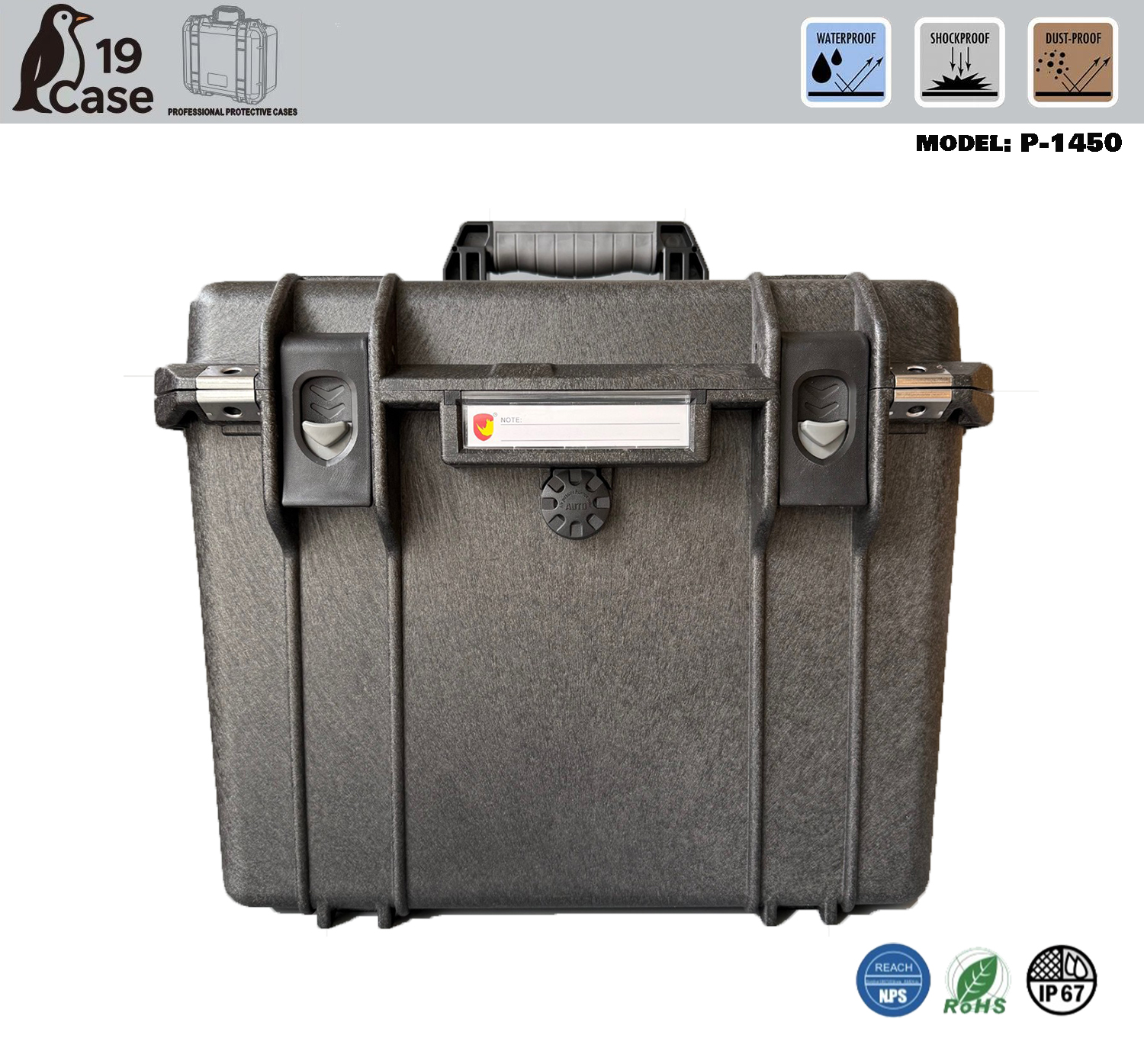 Hardcase P-1430 with Pick & Pluck Foam - Black