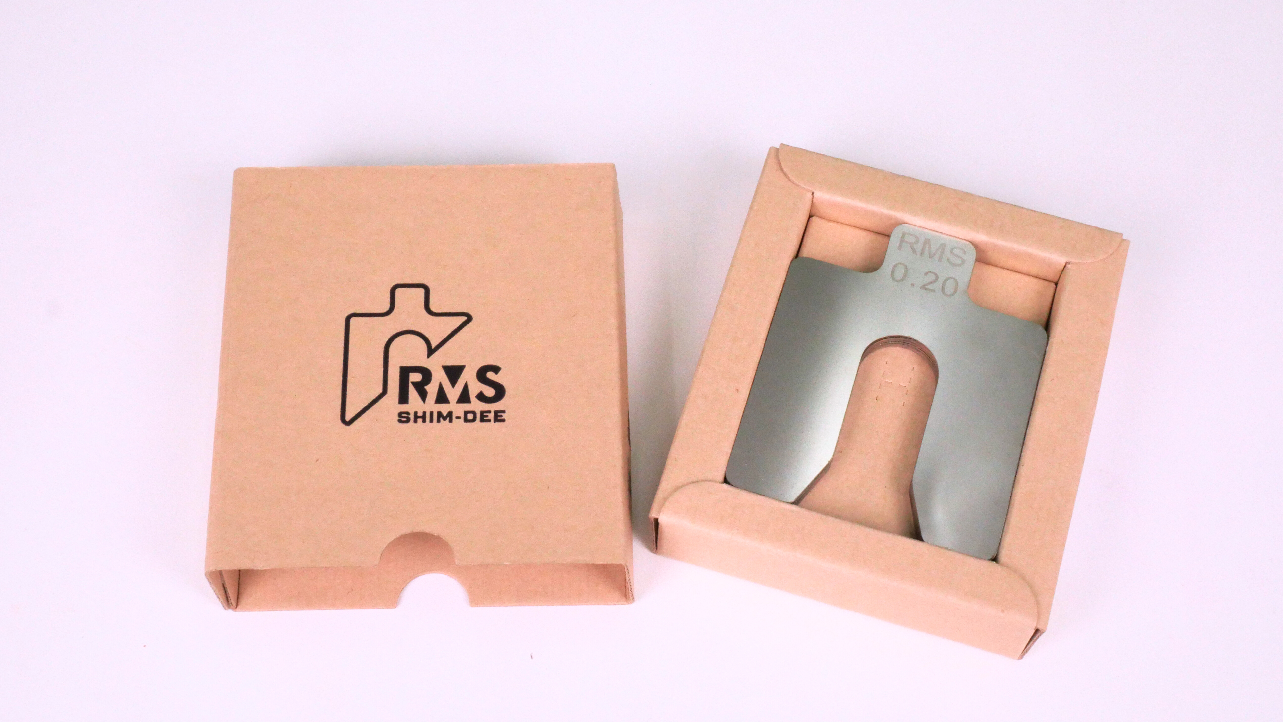 แผ่นชิมตั้งระดับสำเร็จรูป RMS SHIM-DEE สำหรับงานอุตสาหกรรม ขนาด 75x75มม. หนา 0.20มม. (Industrial Precut Shim)