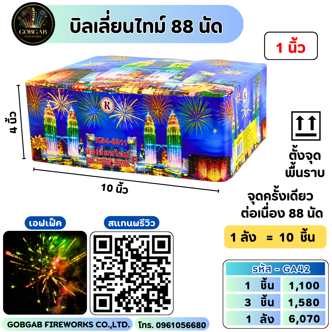 บิลเลี่ยนไทม์ 88 นัด