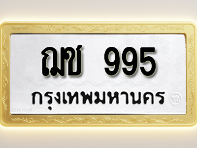 โอเคดีทะเบียนรถ 995ทะเบียนมงคล ฌช 995 พร้อมส่งมอบ