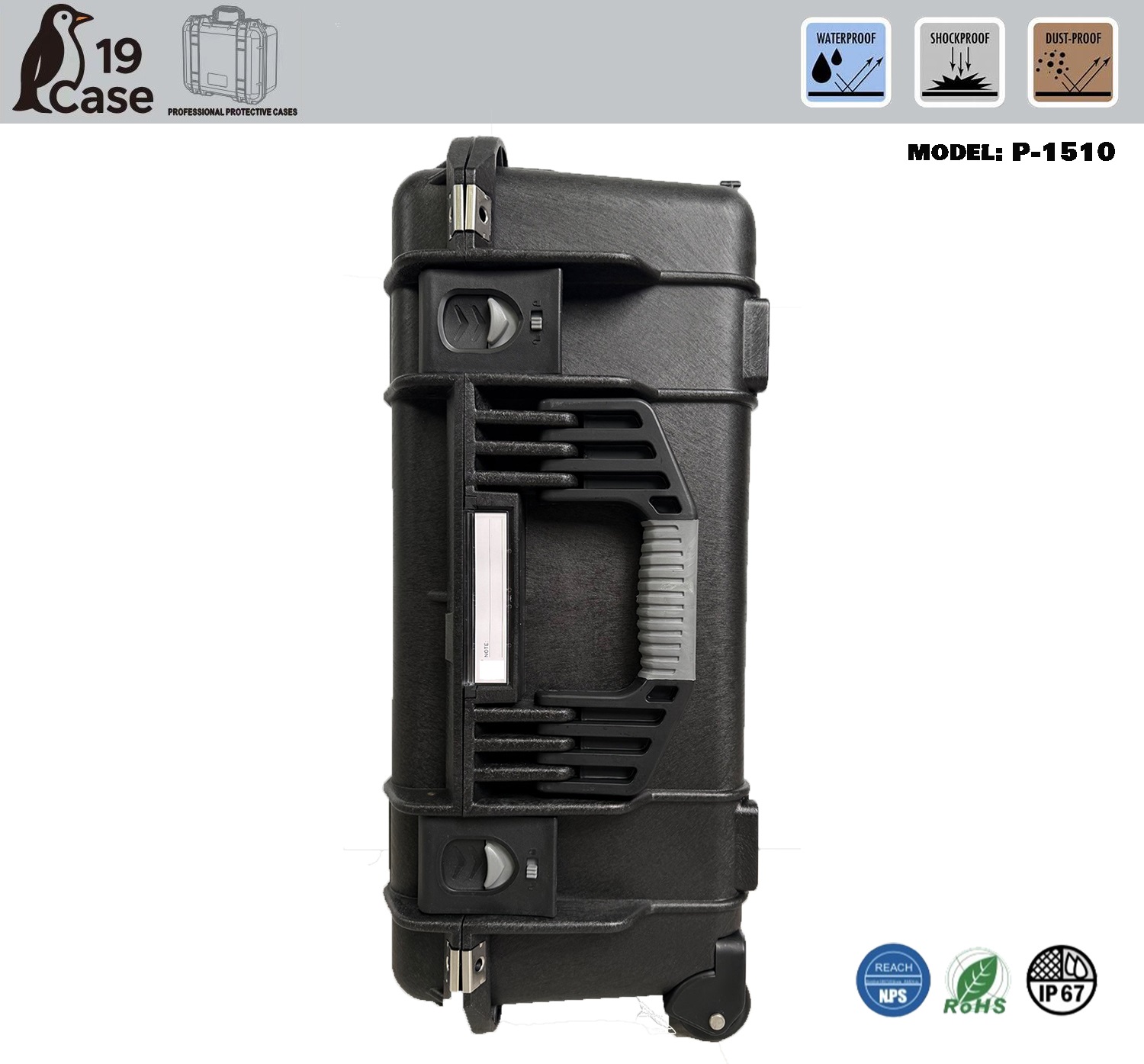 Hardcase P-1510 with Pick & Pluck Foam - Black