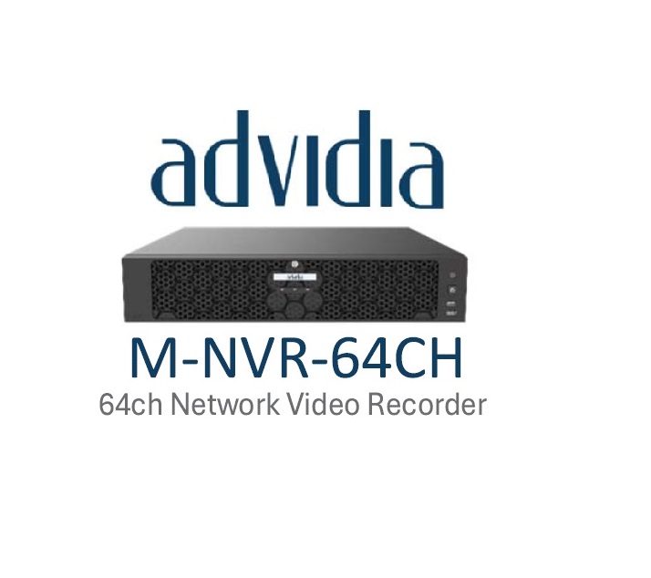 เครื่องบันทึก Adividia รุ่น M-NVR-64CH 64-ch, 8 SATA interface, H.265&4K, RAID 5,6