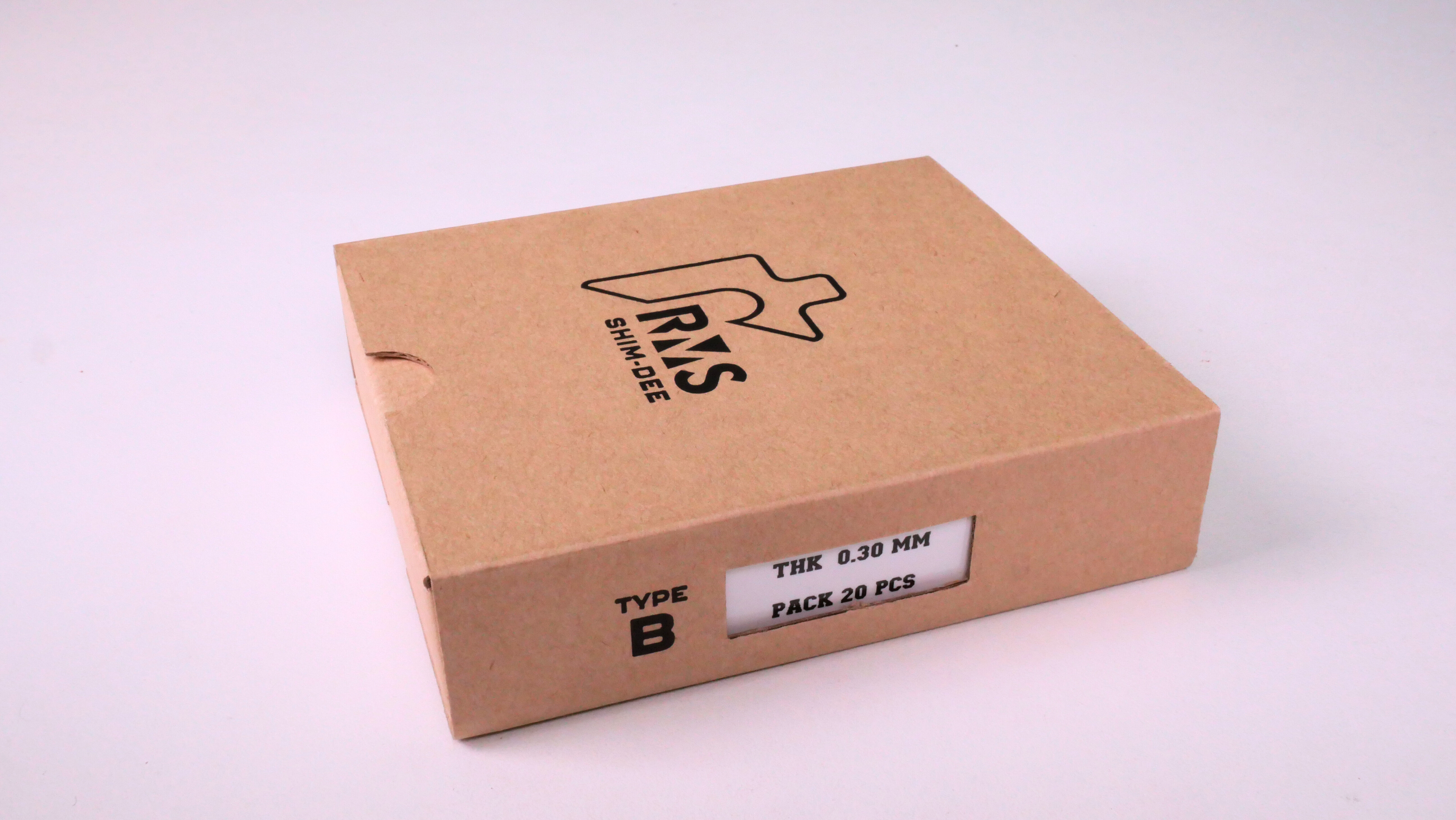 แผ่นชิมตั้งระดับสำเร็จรูป RMS SHIM-DEE สำหรับงานอุตสาหกรรม ขนาด 75x75มม. หนา 0.30มม. (Industrial Precut Shim)