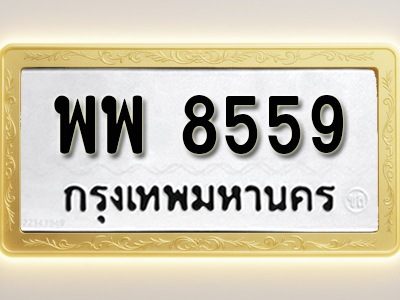 โอเคดีทะเบียนรถ 8559 ทะเบียนมงคล พพ 8559 พร้อมส่งมอบ