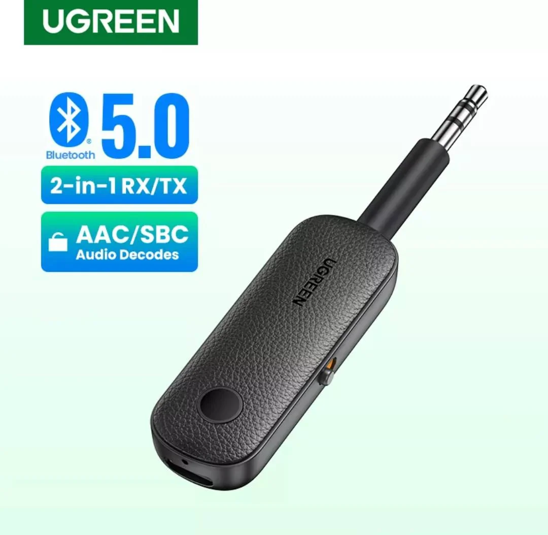UGREEN 80893 Bluetooth 5.0 Receiver & Transmitter (2IN1)