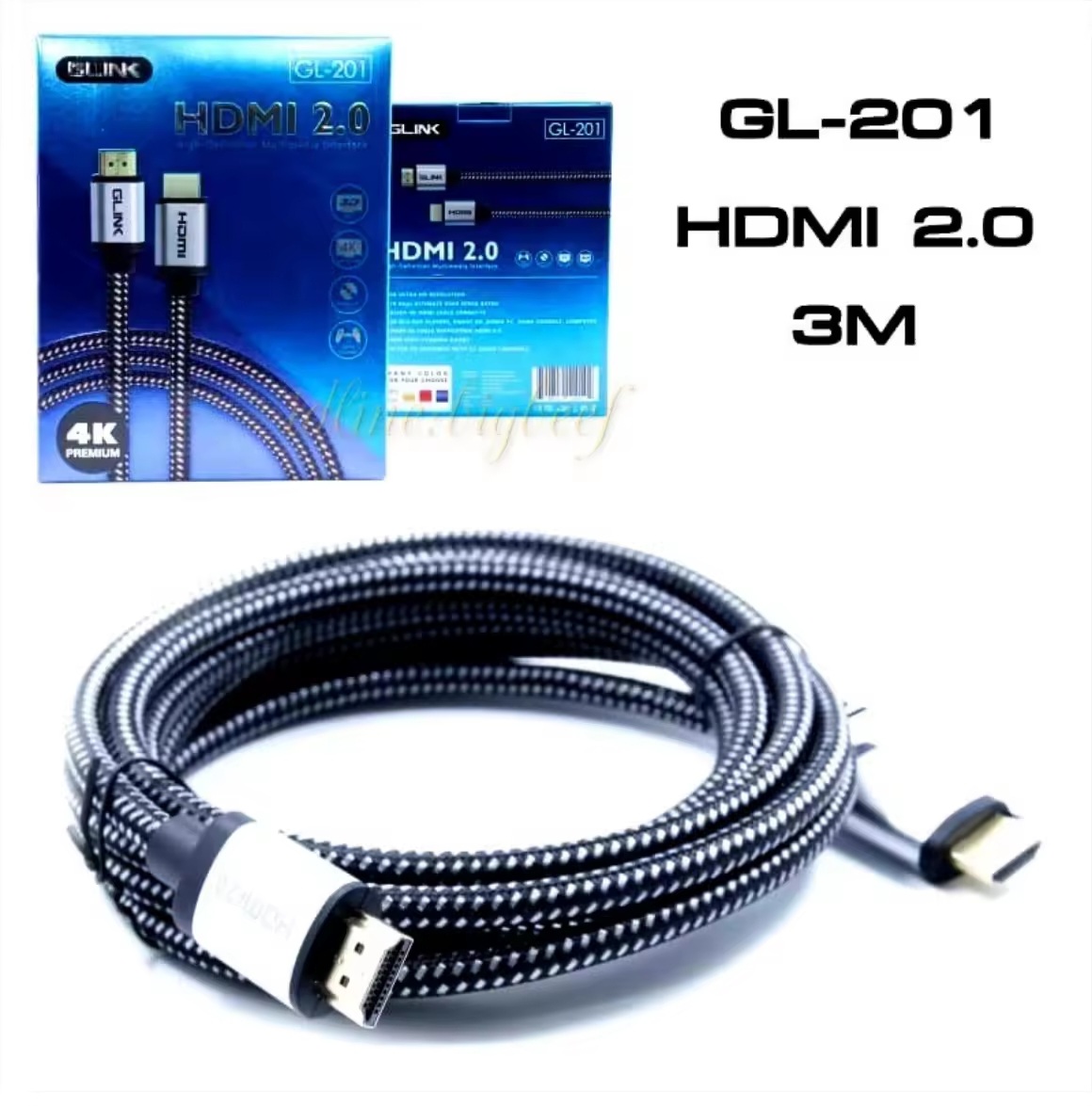 สายต่อทีวี HDMI V.2.0 4K ยาว 1.8 3 5 เมตร สายอย่างดีงานแบรน