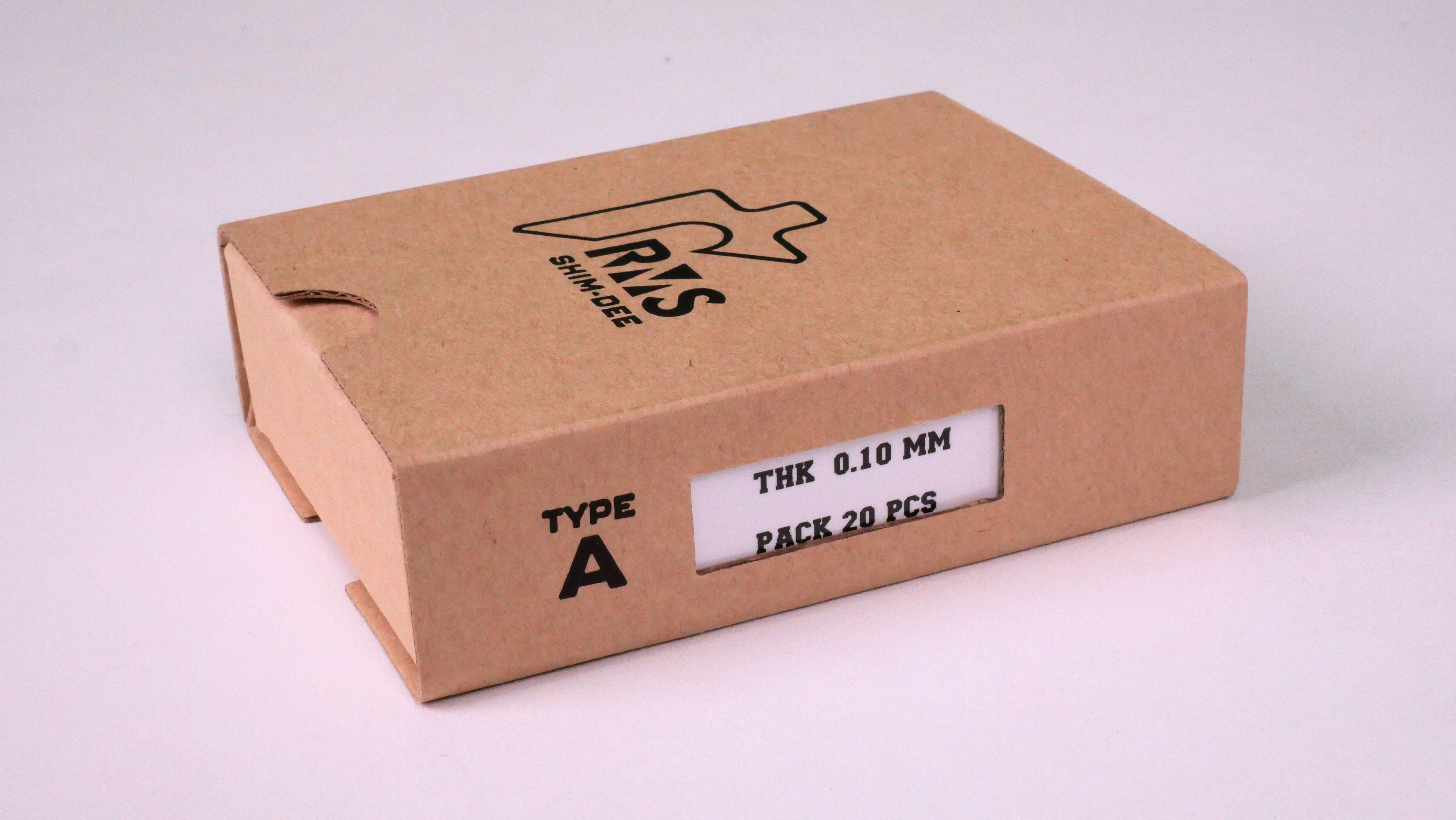 แผ่นชิมตั้งระดับสำเร็จรูป RMS SHIM-DEE สำหรับงานอุตสาหกรรม ขนาด 50x50มม. หนา 0.10มม. (Industrial Precut Shim)