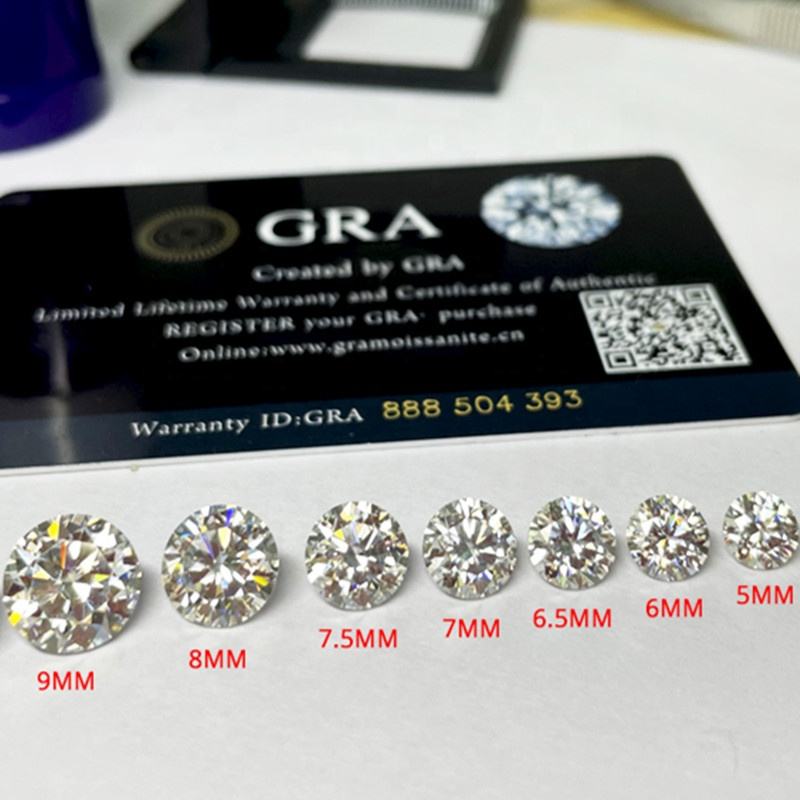 เพชรสังเคราะห์เพชรแท้เพาะเลี้ยงทรงกลมไดมอนด์